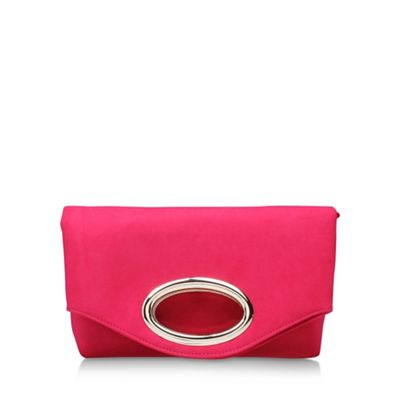 Pink Tia clutch bag